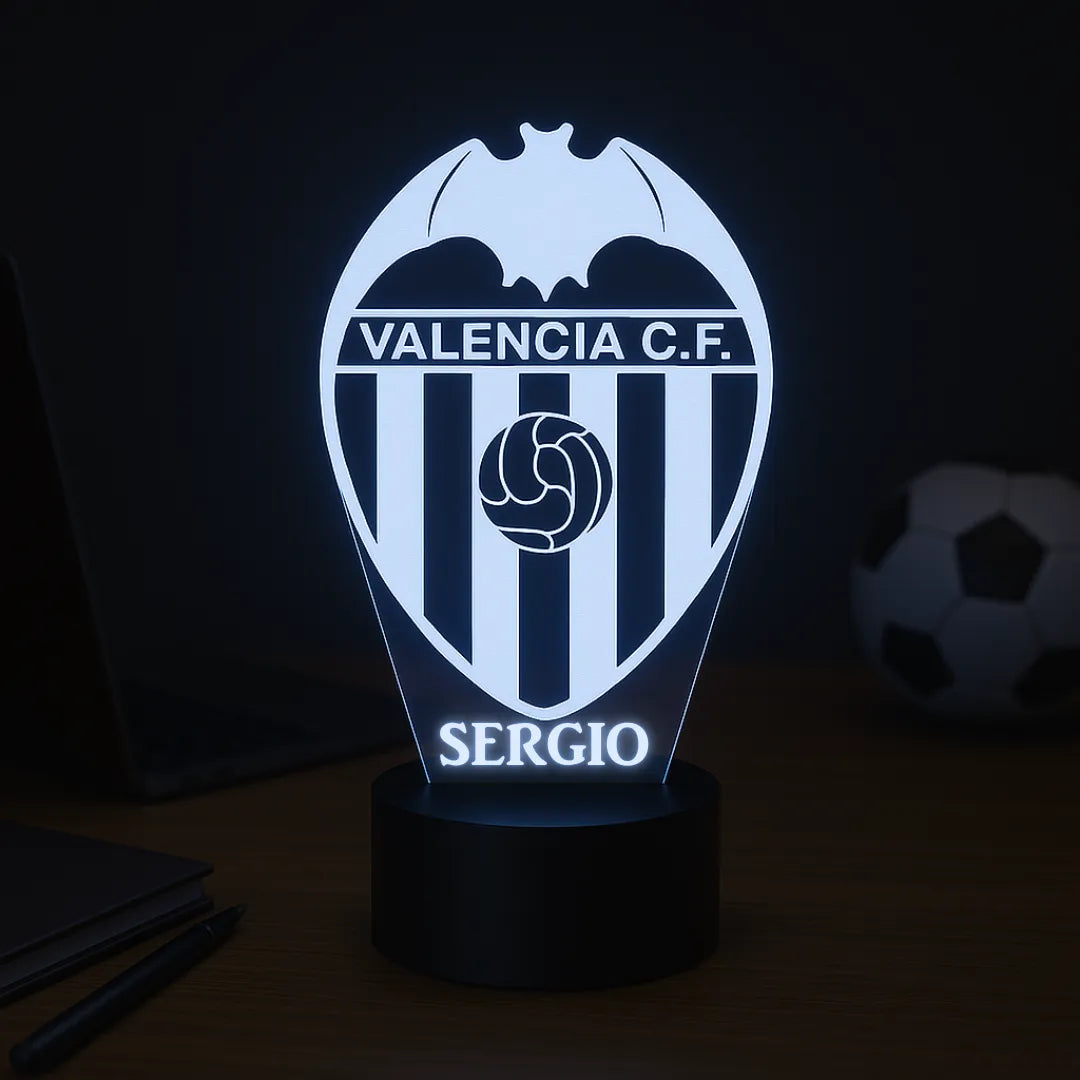 Lámpara del Valencia personalizada