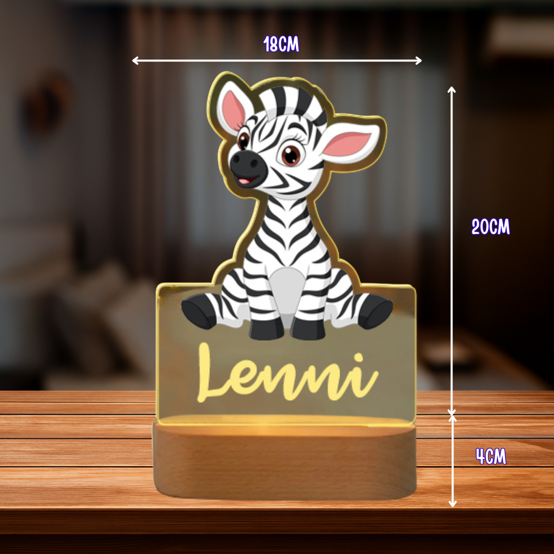 Lámpara de animales 3D personalizada