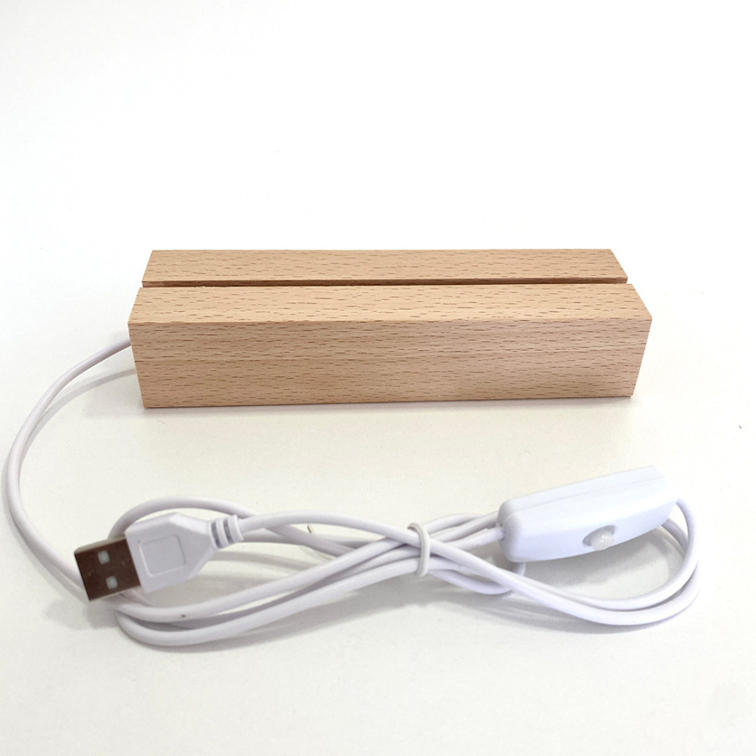Lampara Futbol Personalizada en Madera
