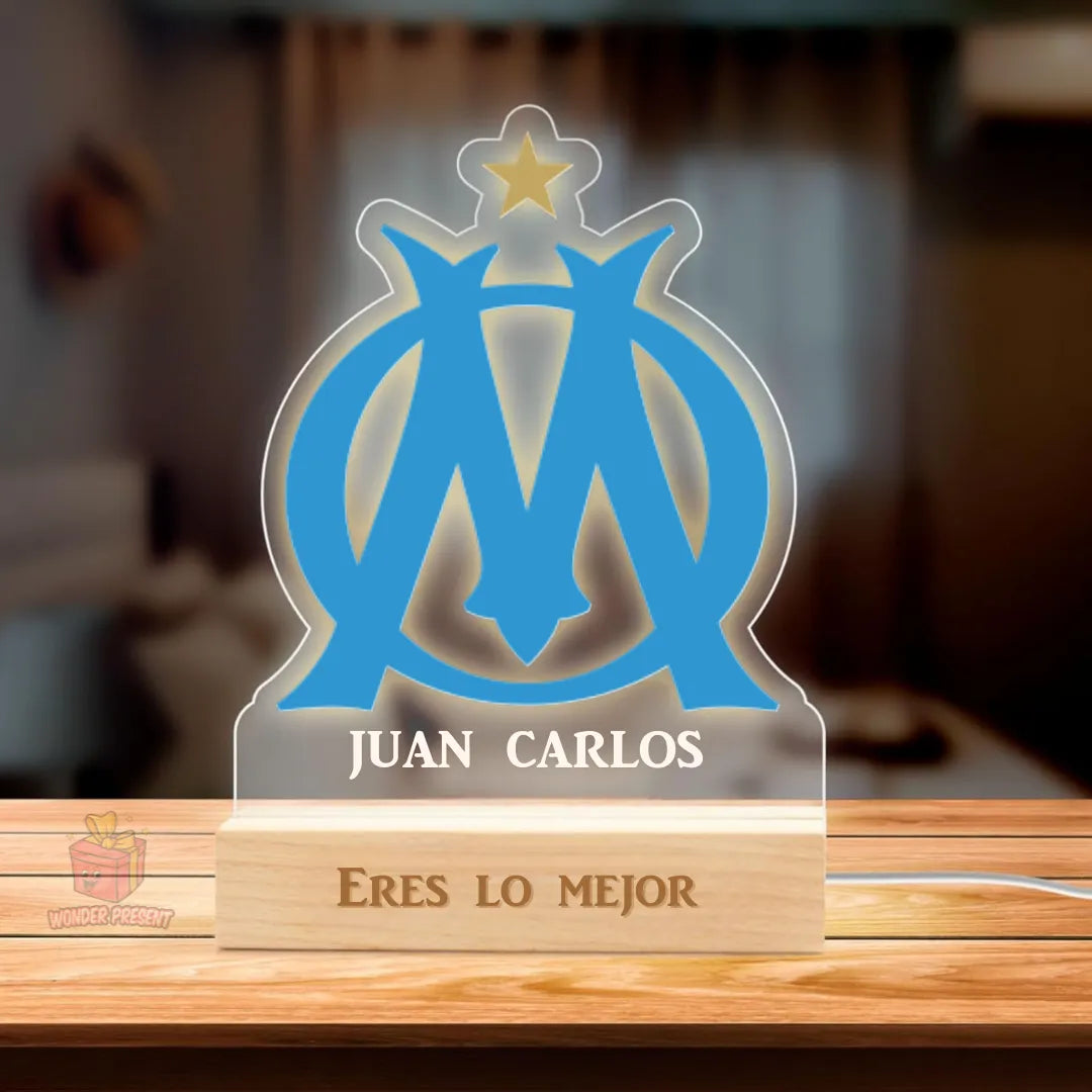 Lampara Olympique Personalizada en madera