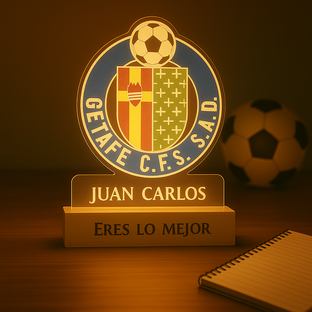 Lampara Getafe Personalizada en madera