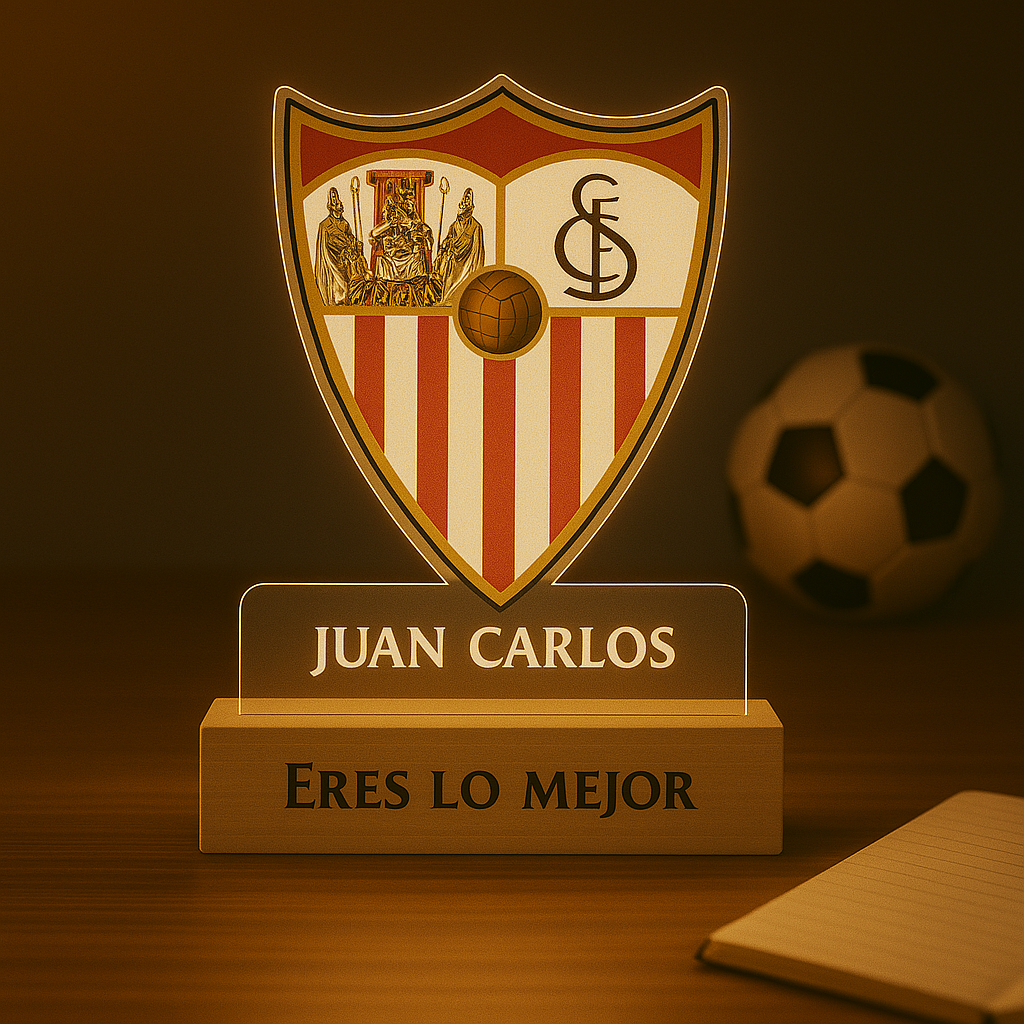 Lampara Sevilla Personalizada en madera