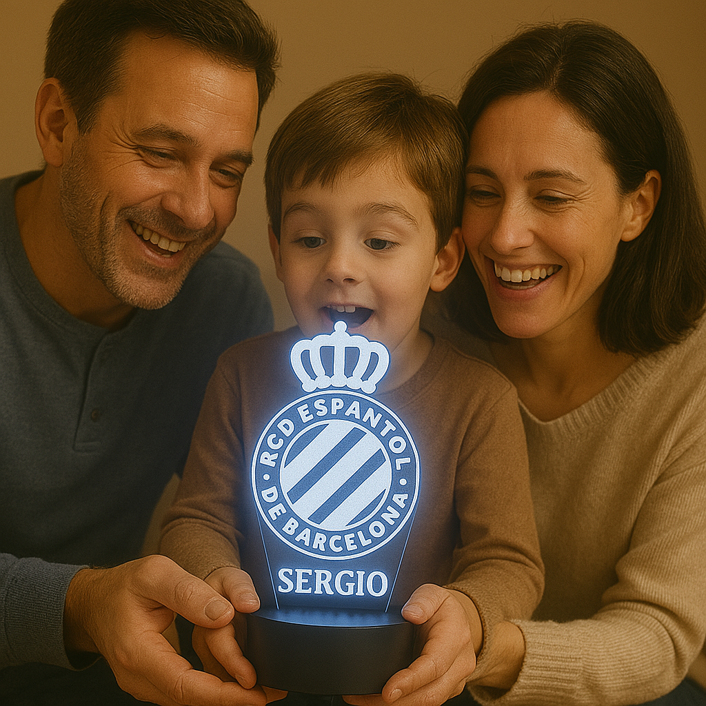 Lámpara del Español personalizada