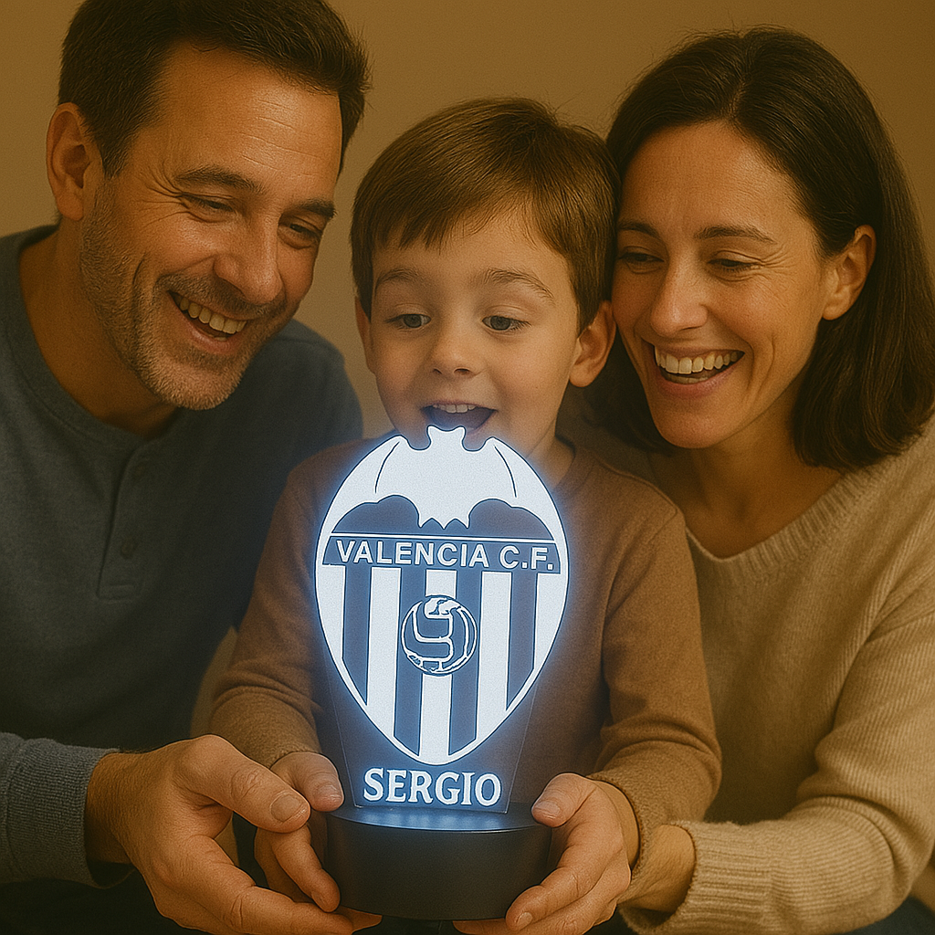 Lámpara del Valencia personalizada