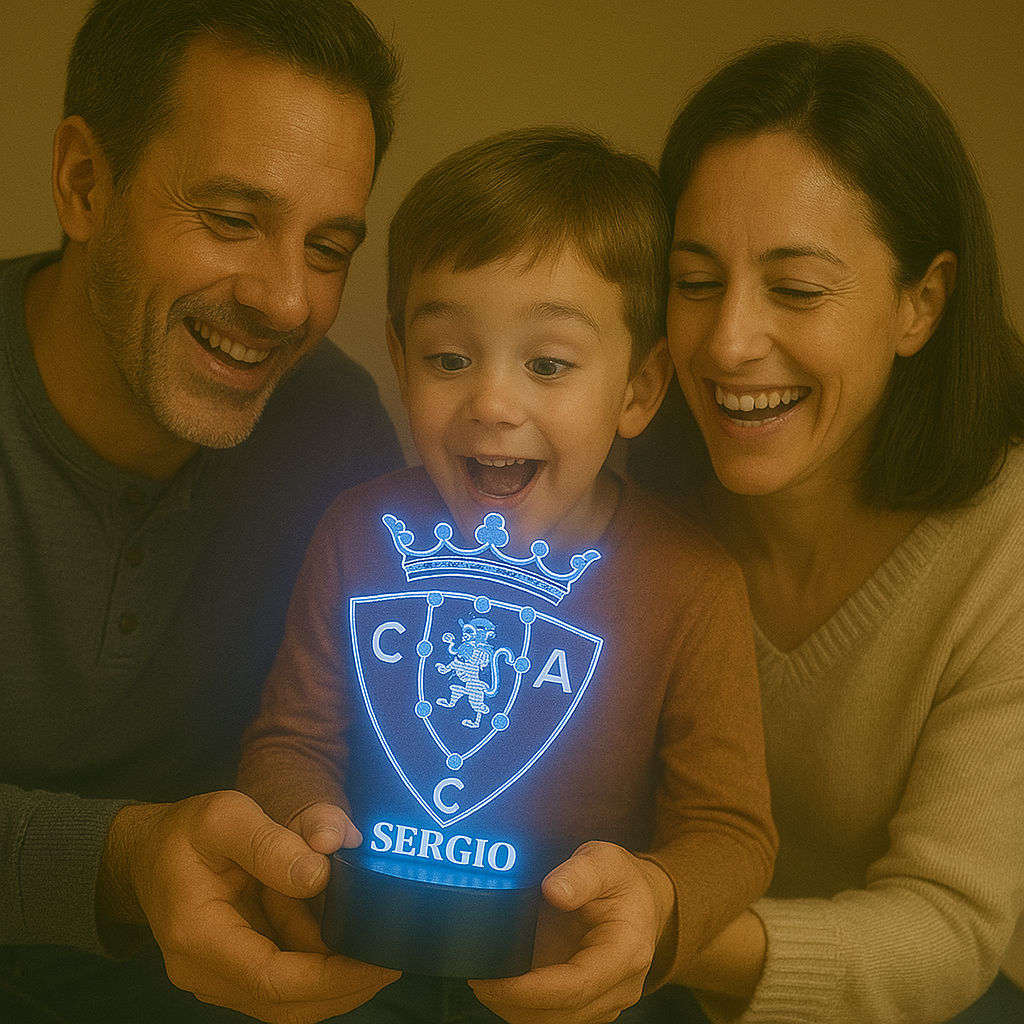 Lámpara del Osasuna personalizada