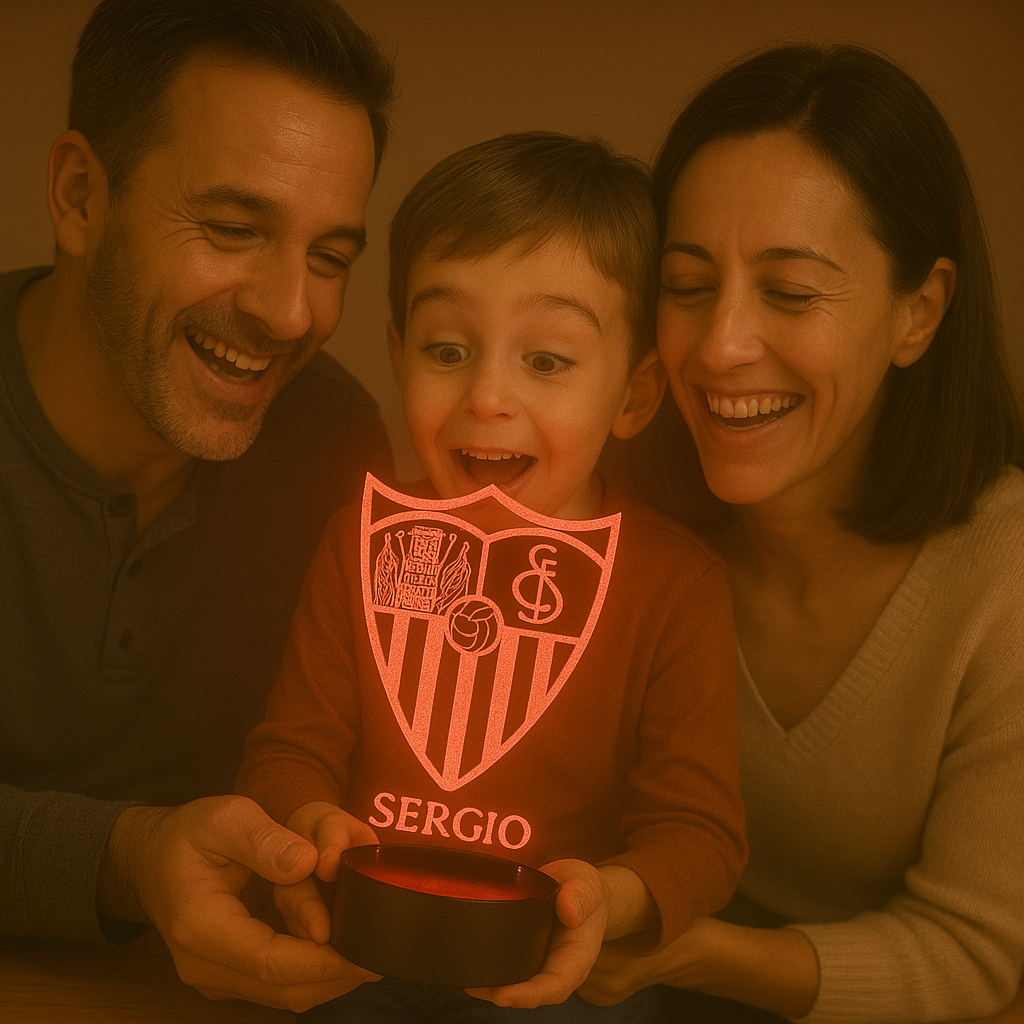 Lámpara del Sevilla personalizada