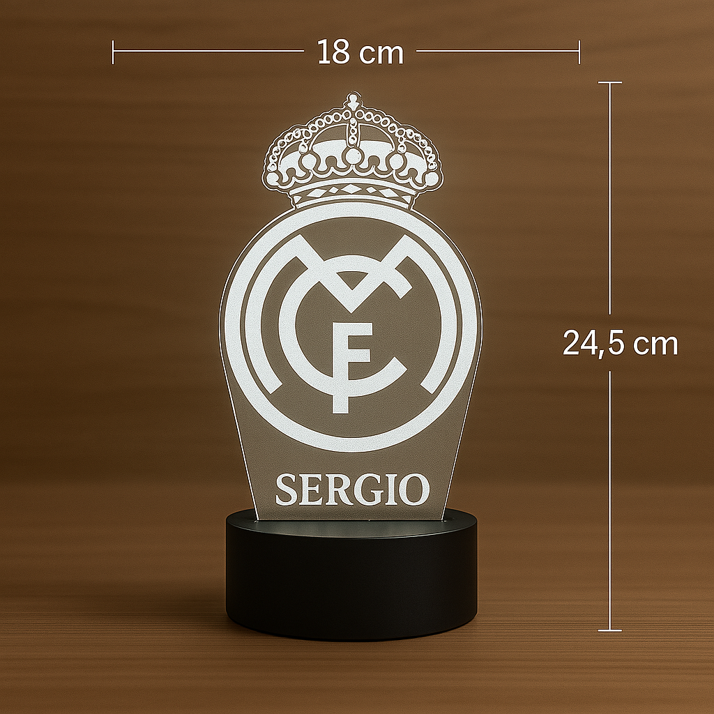 Lámpara de Futbol personalizada