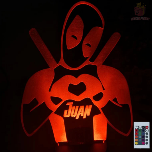 Lâmpada 3D personalizada da Disney