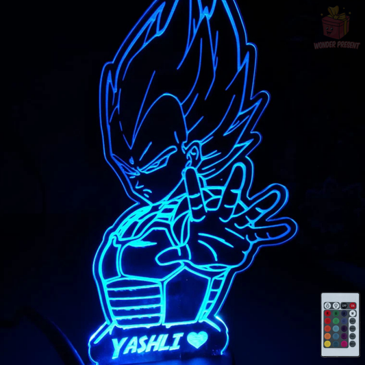 Lâmpada 3D personalizada da Disney