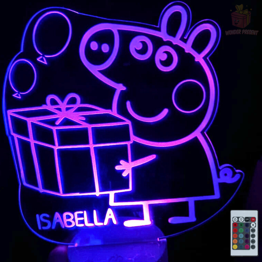 Lâmpada 3D personalizada da Disney