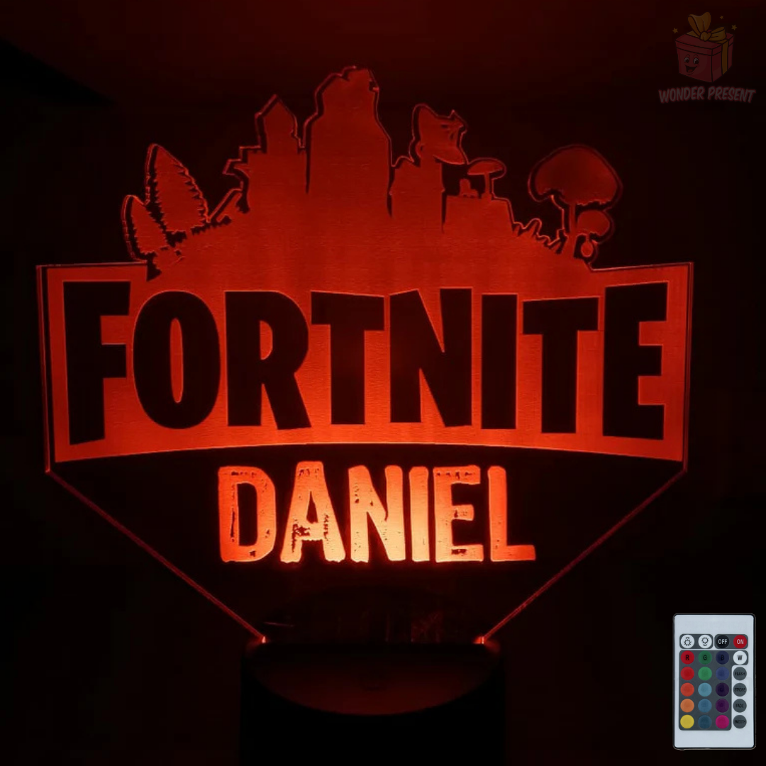 Lâmpada 3D personalizada da Disney