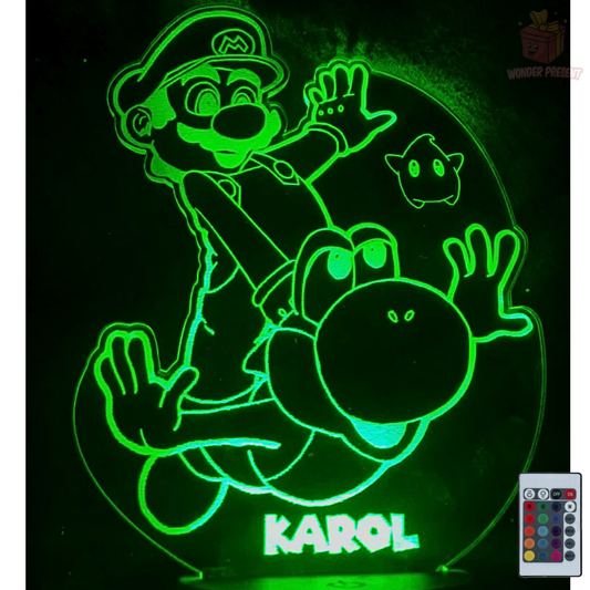 Lâmpada 3D personalizada da Disney