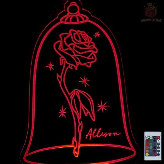 Lâmpada 3D personalizada da Disney