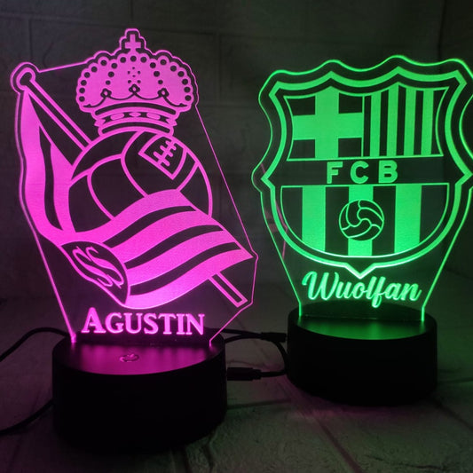Lámpara de Futbol personalizada
