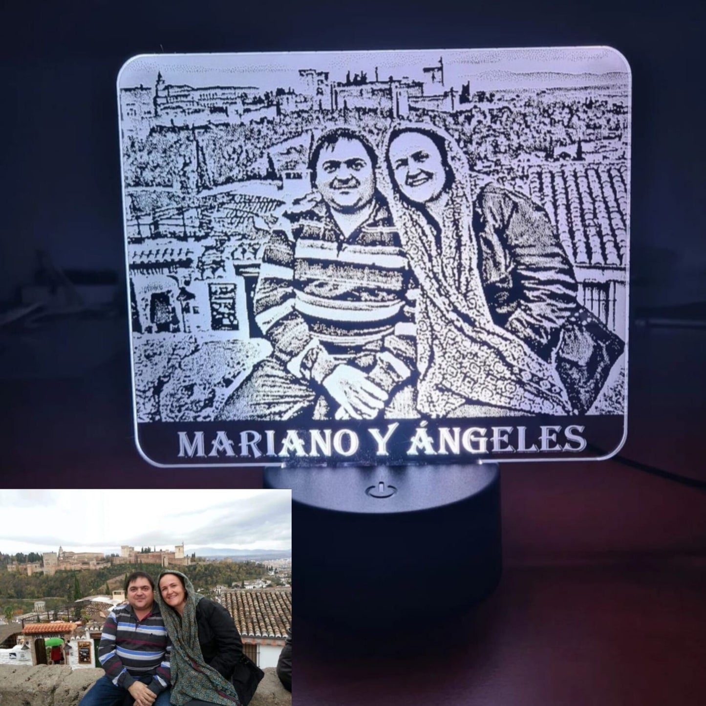 Lámpara Personalizada con TU FOTO