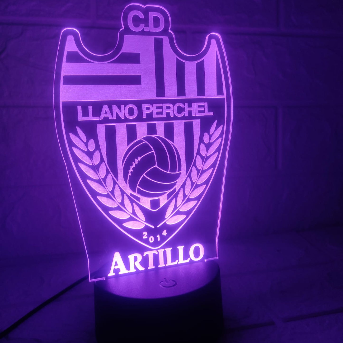 Lámpara de Futbol personalizada
