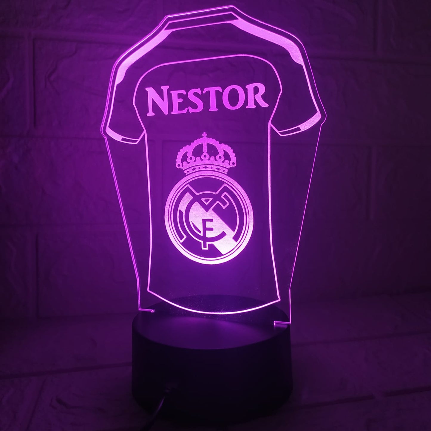 Lámpara Camiseta de Futbol Personalizada