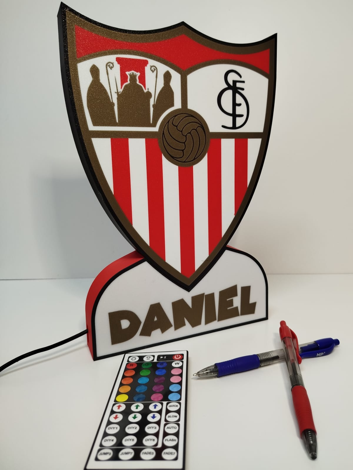 Lámpara 3D de Futbol personalizada
