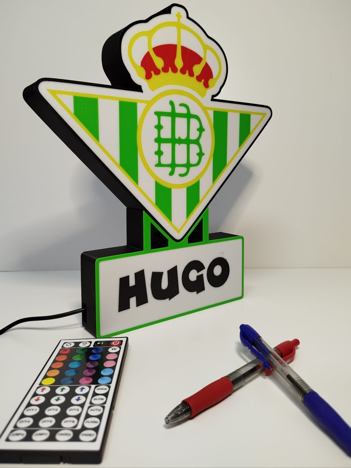 Lámpara 3D de Futbol personalizada