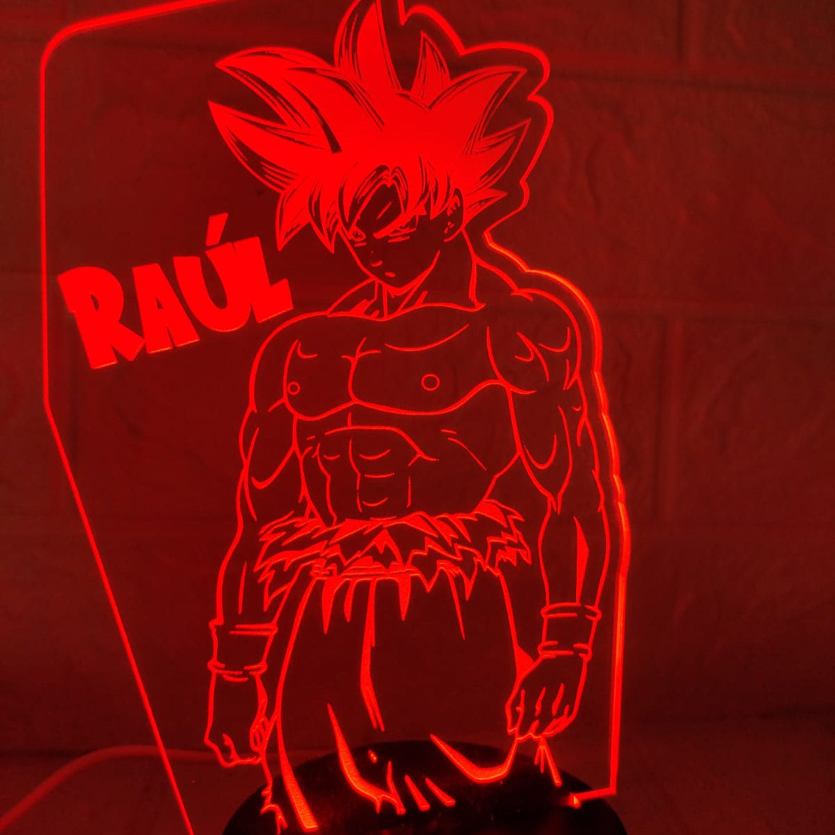 Lámpara 3D de Goku Personalizada