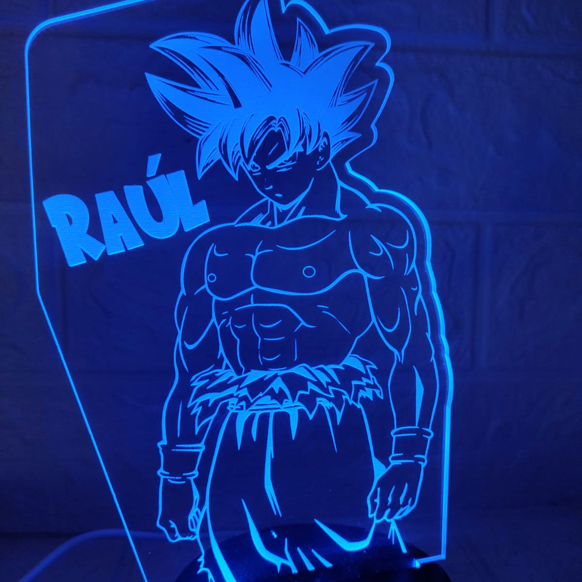Lámpara 3D de Goku Personalizada