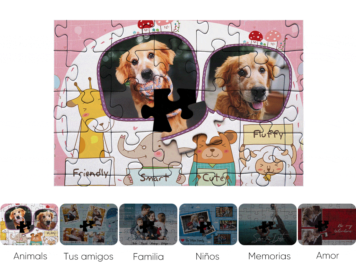 Puzzle con Foto Personalizado - MoodLove