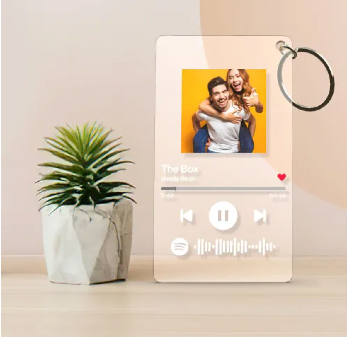 LLavero Personalizado de Canción de Spotify - SpotiStar