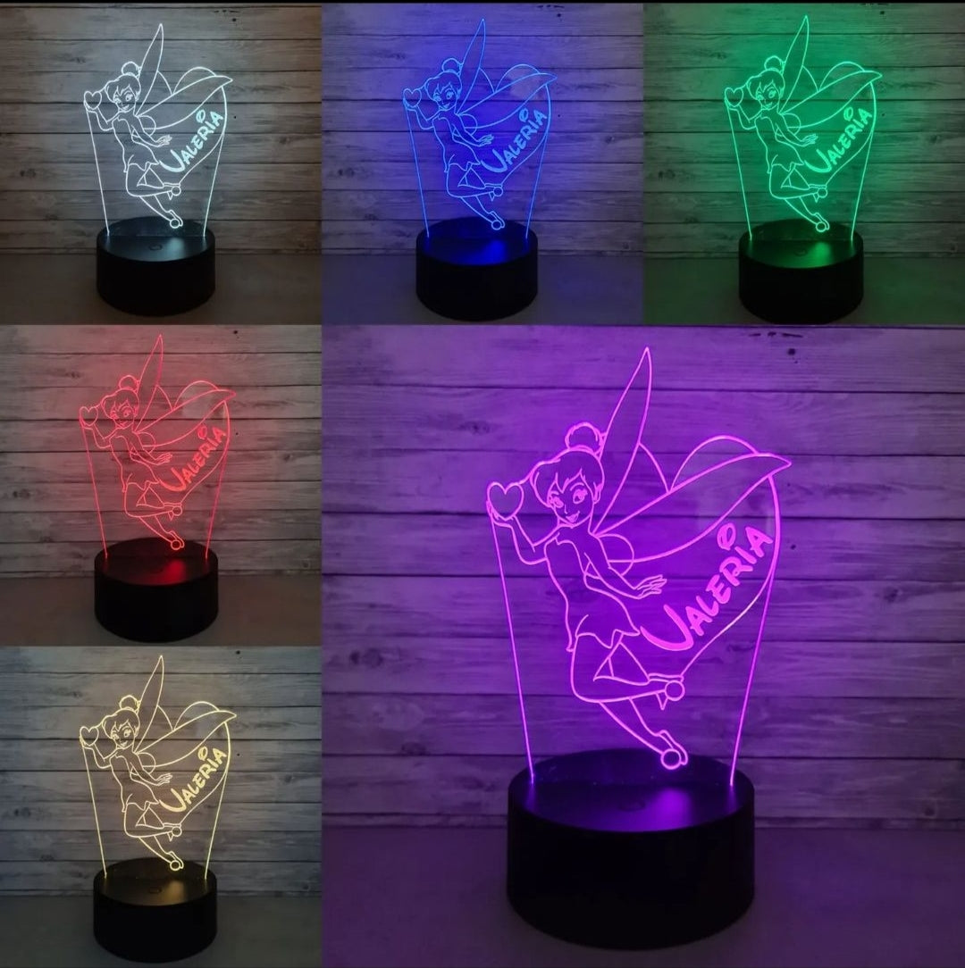 Lámpara 3D de Disney personalizada