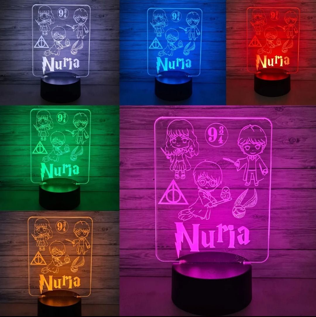 Lámpara 3D de Disney personalizada