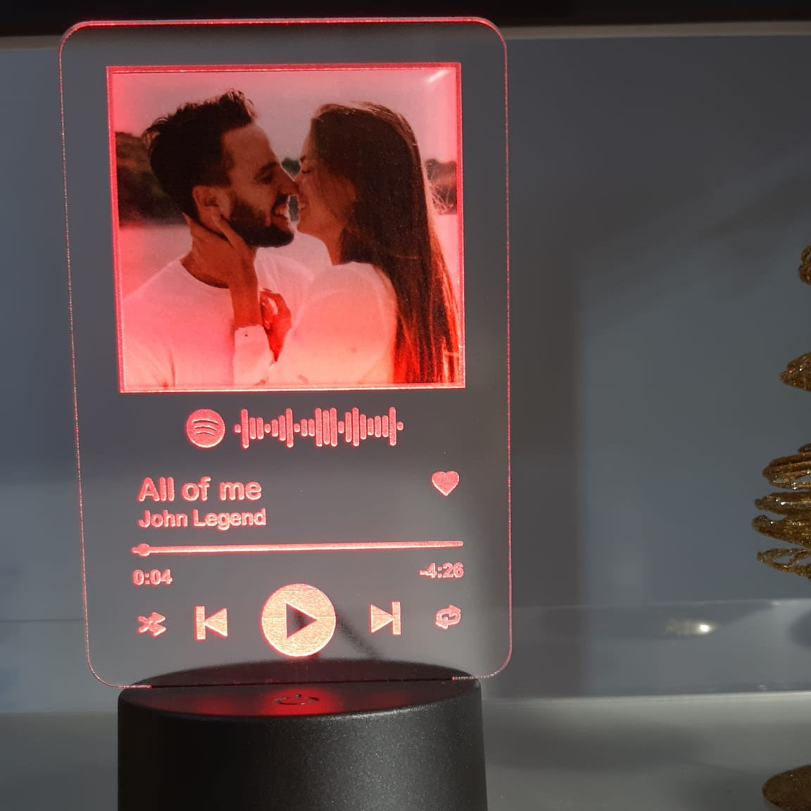Lâmpada Personalizada Spotify -Spotilight