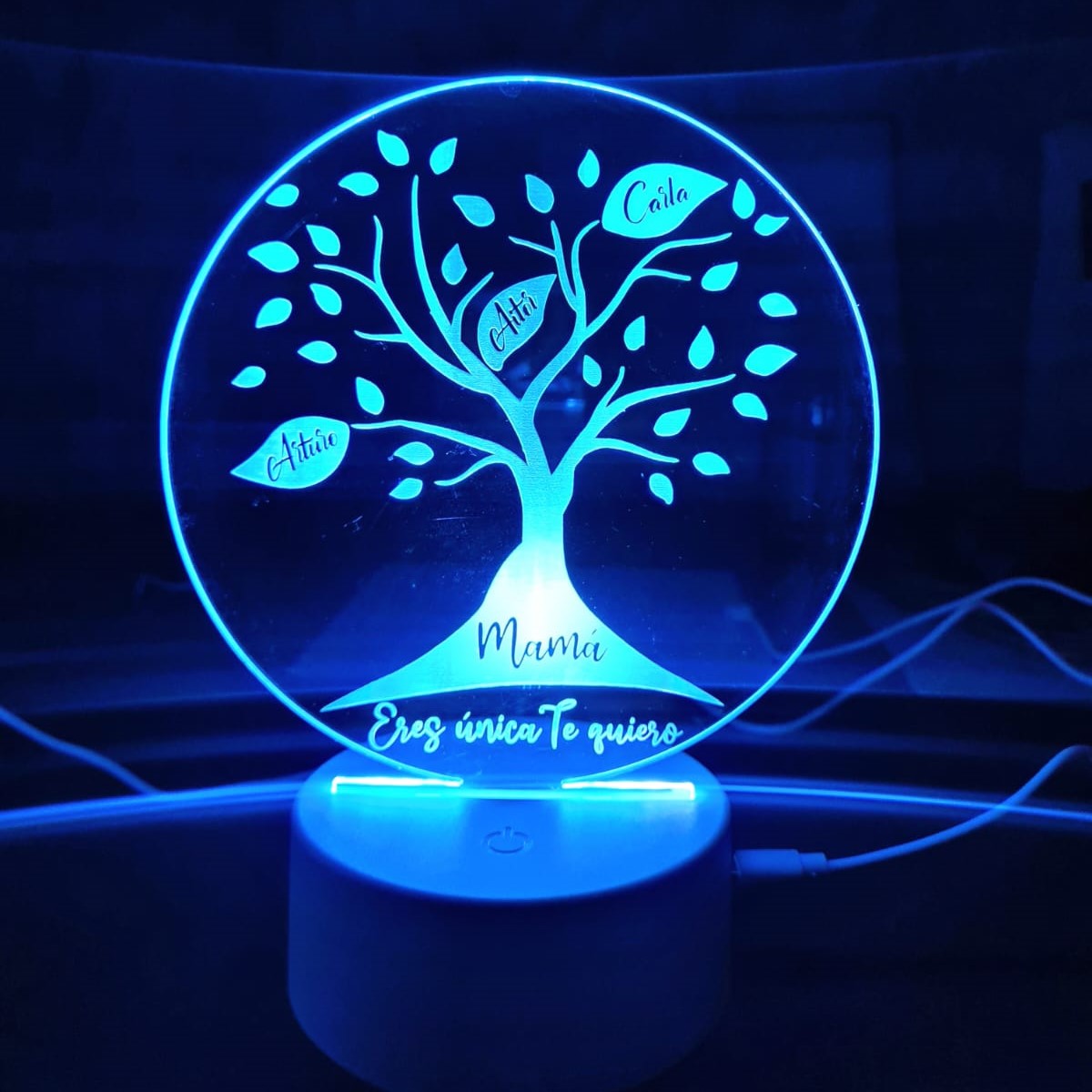 Lámpara 3d árbol de la vida personalizado – WONDER PRESENT