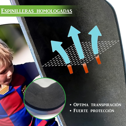 Par de espinilleras personalizadas