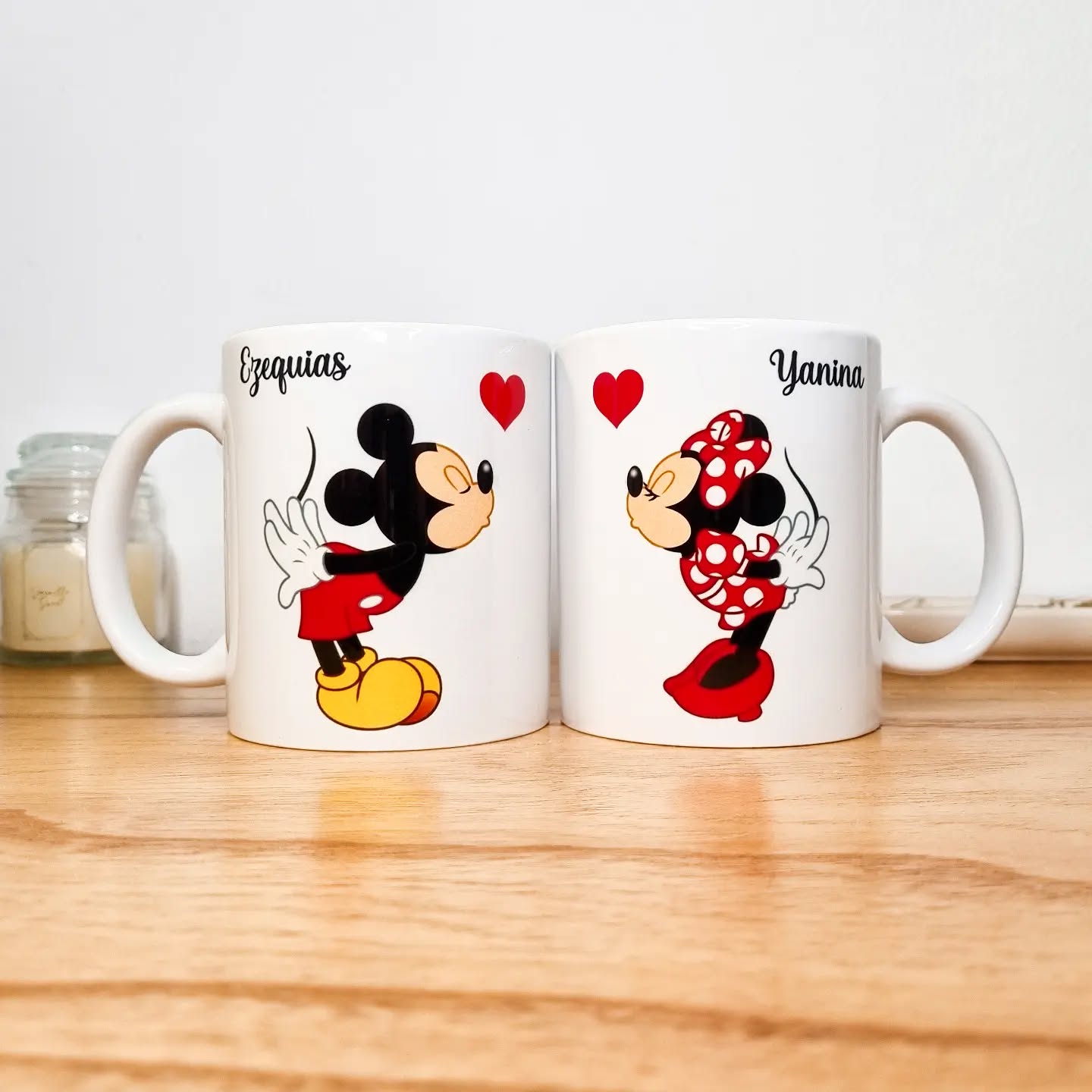 Pack de Tazas Mickey & Minnie Personalizada