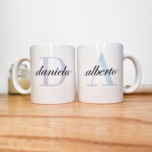 Taza con Iniciales Personalizada