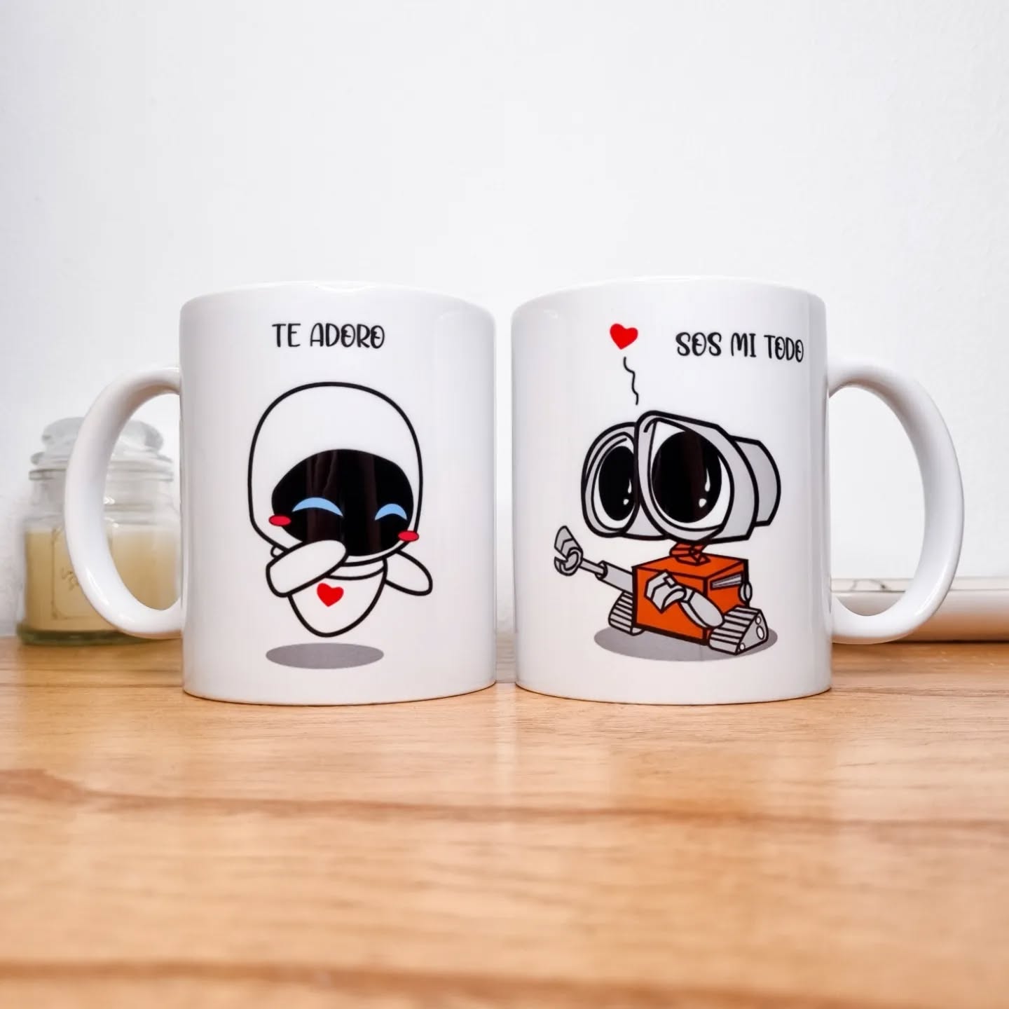 Pack de Tazas Wall-E Personalizadas