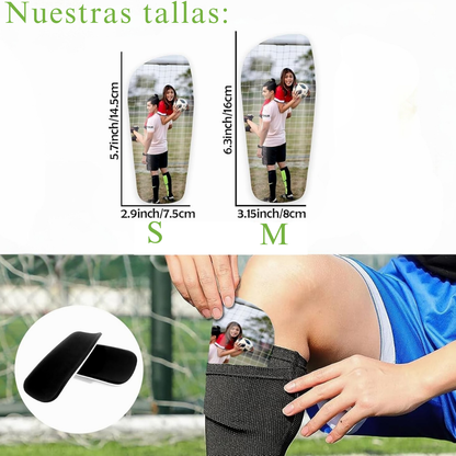 Par de espinilleras personalizadas