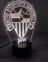 Lámpara 3D de Futbol CON TU CANCIÓN
