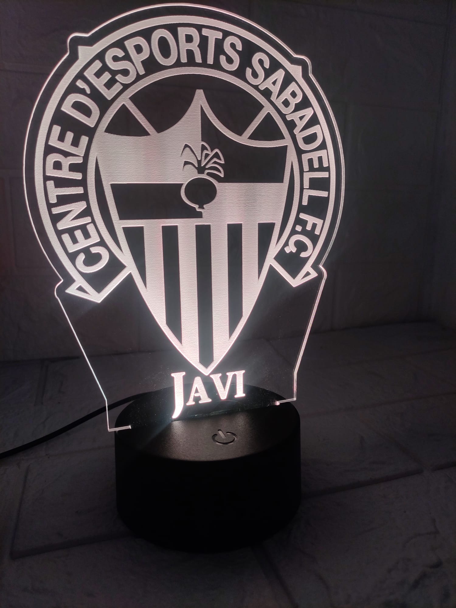 Lámpara 3D de Futbol CON TU CANCIÓN