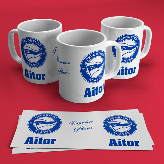 Taza del Alaves Personalizada