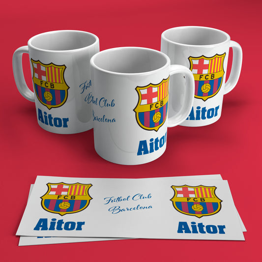 Taza del Barcelona Personalizada