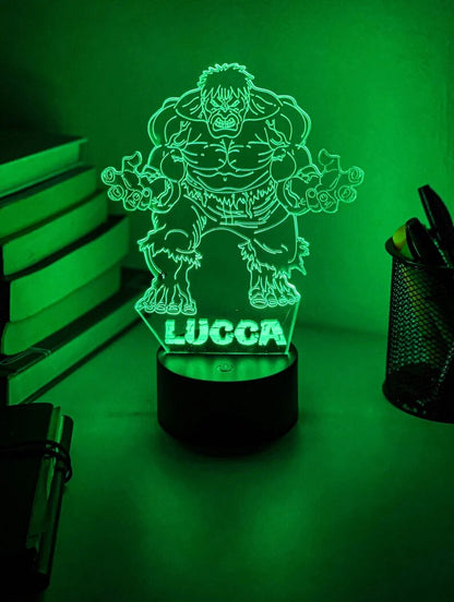 Lámpara 3D de Marvel personalizada - HeroLight